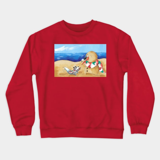 Lobster Roll? Crewneck Sweatshirt by KristenOKeefeArt